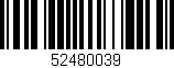 Código de barras (EAN, GTIN, SKU, ISBN): '52480039'