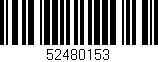 Código de barras (EAN, GTIN, SKU, ISBN): '52480153'