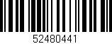 Código de barras (EAN, GTIN, SKU, ISBN): '52480441'
