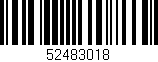 Código de barras (EAN, GTIN, SKU, ISBN): '52483018'