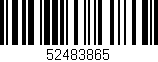 Código de barras (EAN, GTIN, SKU, ISBN): '52483865'