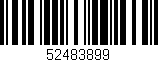 Código de barras (EAN, GTIN, SKU, ISBN): '52483899'