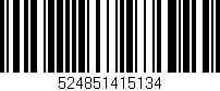 Código de barras (EAN, GTIN, SKU, ISBN): '524851415134'