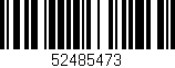 Código de barras (EAN, GTIN, SKU, ISBN): '52485473'