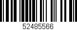Código de barras (EAN, GTIN, SKU, ISBN): '52485566'