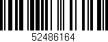 Código de barras (EAN, GTIN, SKU, ISBN): '52486164'