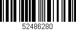Código de barras (EAN, GTIN, SKU, ISBN): '52486280'