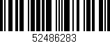Código de barras (EAN, GTIN, SKU, ISBN): '52486283'