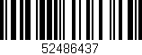 Código de barras (EAN, GTIN, SKU, ISBN): '52486437'