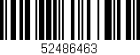 Código de barras (EAN, GTIN, SKU, ISBN): '52486463'