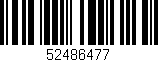 Código de barras (EAN, GTIN, SKU, ISBN): '52486477'