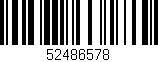 Código de barras (EAN, GTIN, SKU, ISBN): '52486578'
