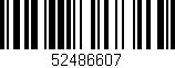 Código de barras (EAN, GTIN, SKU, ISBN): '52486607'