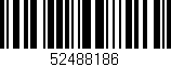 Código de barras (EAN, GTIN, SKU, ISBN): '52488186'