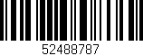Código de barras (EAN, GTIN, SKU, ISBN): '52488787'