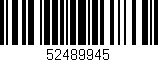 Código de barras (EAN, GTIN, SKU, ISBN): '52489945'