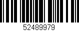 Código de barras (EAN, GTIN, SKU, ISBN): '52489979'