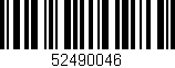 Código de barras (EAN, GTIN, SKU, ISBN): '52490046'