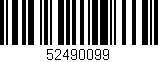 Código de barras (EAN, GTIN, SKU, ISBN): '52490099'