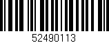 Código de barras (EAN, GTIN, SKU, ISBN): '52490113'