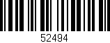 Código de barras (EAN, GTIN, SKU, ISBN): '52494'