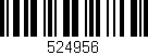 Código de barras (EAN, GTIN, SKU, ISBN): '524956'