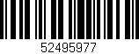 Código de barras (EAN, GTIN, SKU, ISBN): '52495977'