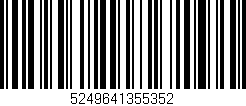 Código de barras (EAN, GTIN, SKU, ISBN): '5249641355352'