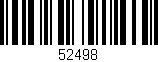 Código de barras (EAN, GTIN, SKU, ISBN): '52498'