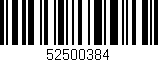 Código de barras (EAN, GTIN, SKU, ISBN): '52500384'