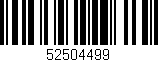 Código de barras (EAN, GTIN, SKU, ISBN): '52504499'