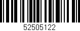 Código de barras (EAN, GTIN, SKU, ISBN): '52505122'