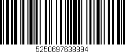 Código de barras (EAN, GTIN, SKU, ISBN): '5250697638894'