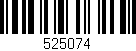 Código de barras (EAN, GTIN, SKU, ISBN): '525074'