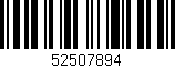 Código de barras (EAN, GTIN, SKU, ISBN): '52507894'