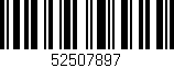 Código de barras (EAN, GTIN, SKU, ISBN): '52507897'