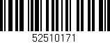 Código de barras (EAN, GTIN, SKU, ISBN): '52510171'