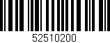 Código de barras (EAN, GTIN, SKU, ISBN): '52510200'