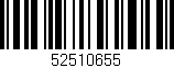 Código de barras (EAN, GTIN, SKU, ISBN): '52510655'
