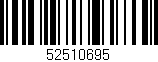 Código de barras (EAN, GTIN, SKU, ISBN): '52510695'