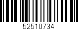 Código de barras (EAN, GTIN, SKU, ISBN): '52510734'