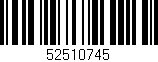 Código de barras (EAN, GTIN, SKU, ISBN): '52510745'