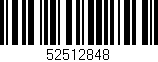 Código de barras (EAN, GTIN, SKU, ISBN): '52512848'