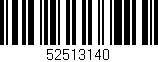 Código de barras (EAN, GTIN, SKU, ISBN): '52513140'
