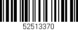 Código de barras (EAN, GTIN, SKU, ISBN): '52513370'