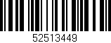Código de barras (EAN, GTIN, SKU, ISBN): '52513449'