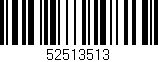 Código de barras (EAN, GTIN, SKU, ISBN): '52513513'