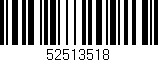 Código de barras (EAN, GTIN, SKU, ISBN): '52513518'