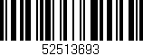 Código de barras (EAN, GTIN, SKU, ISBN): '52513693'