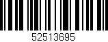 Código de barras (EAN, GTIN, SKU, ISBN): '52513695'